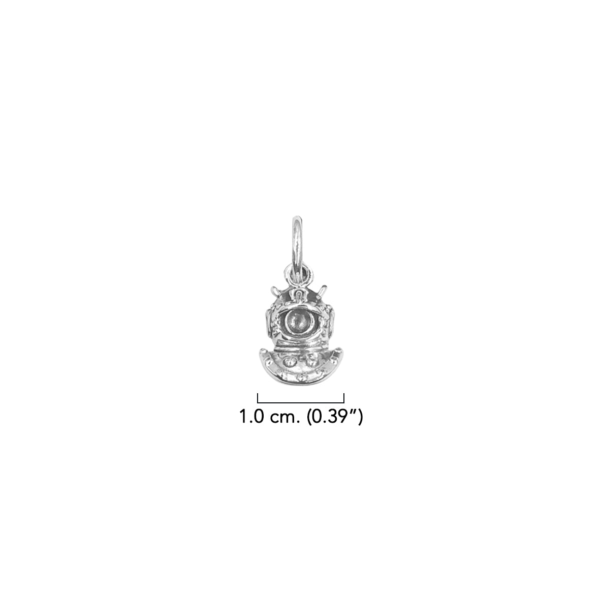 Dive Helmet Sterling Silver Pendant TPD6412
