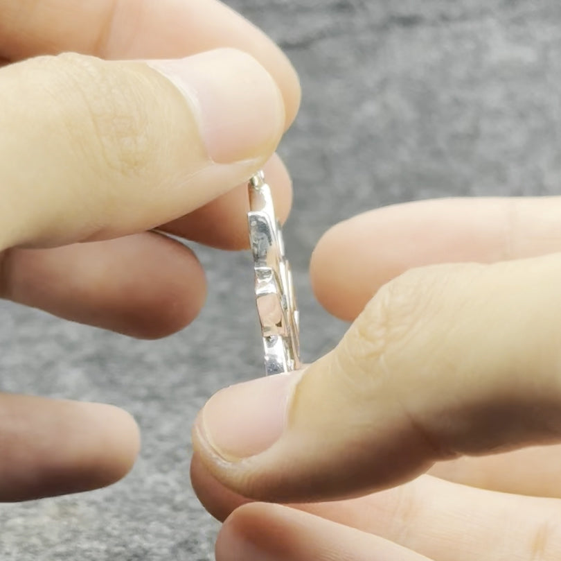 The Flower of Unity with NA Recovery Symbol Sterling Silver Pendant TPD6421