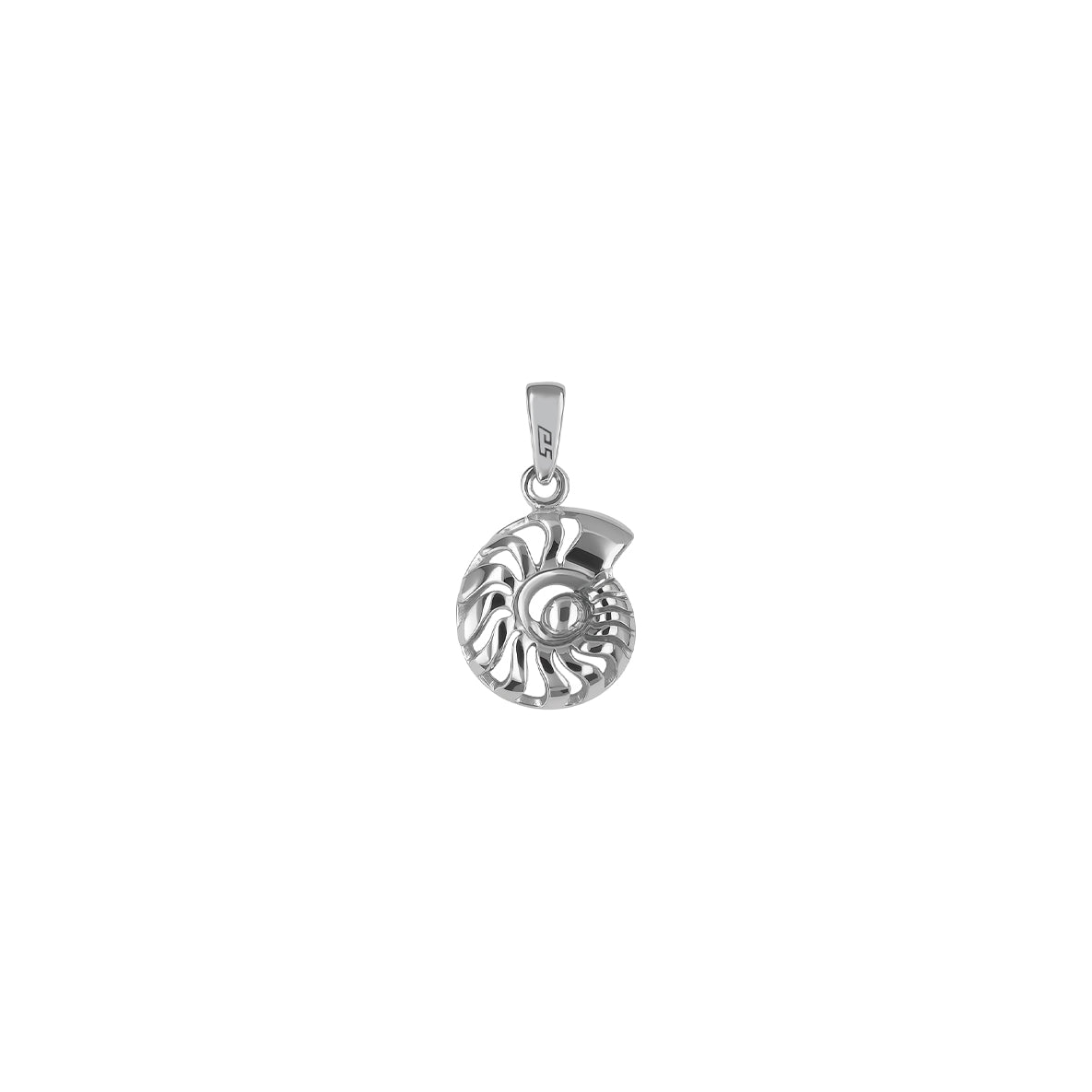 DiveSilver Nautilus Sterling Silver Pendant TPD6437