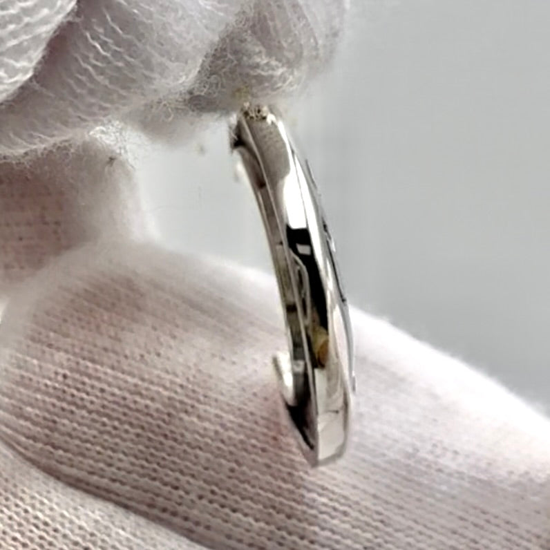 Harm None Inscribed on Crescent Moon Sterling Silver Pendant TPD6452