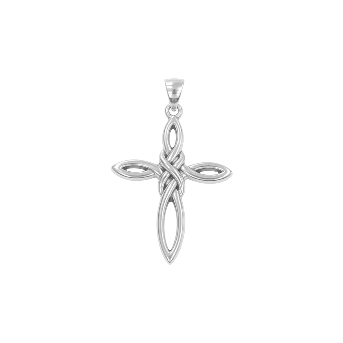 Celtic Knot Cross Sterling Silver Pendant TPD6454*