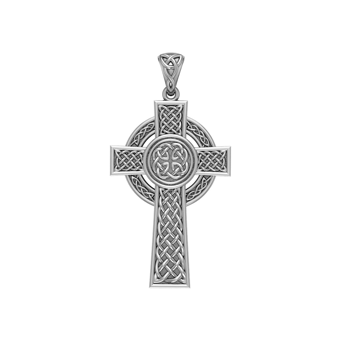 Double Size Celtic Knot Cross Sterling Silver Pendant TPD6480*