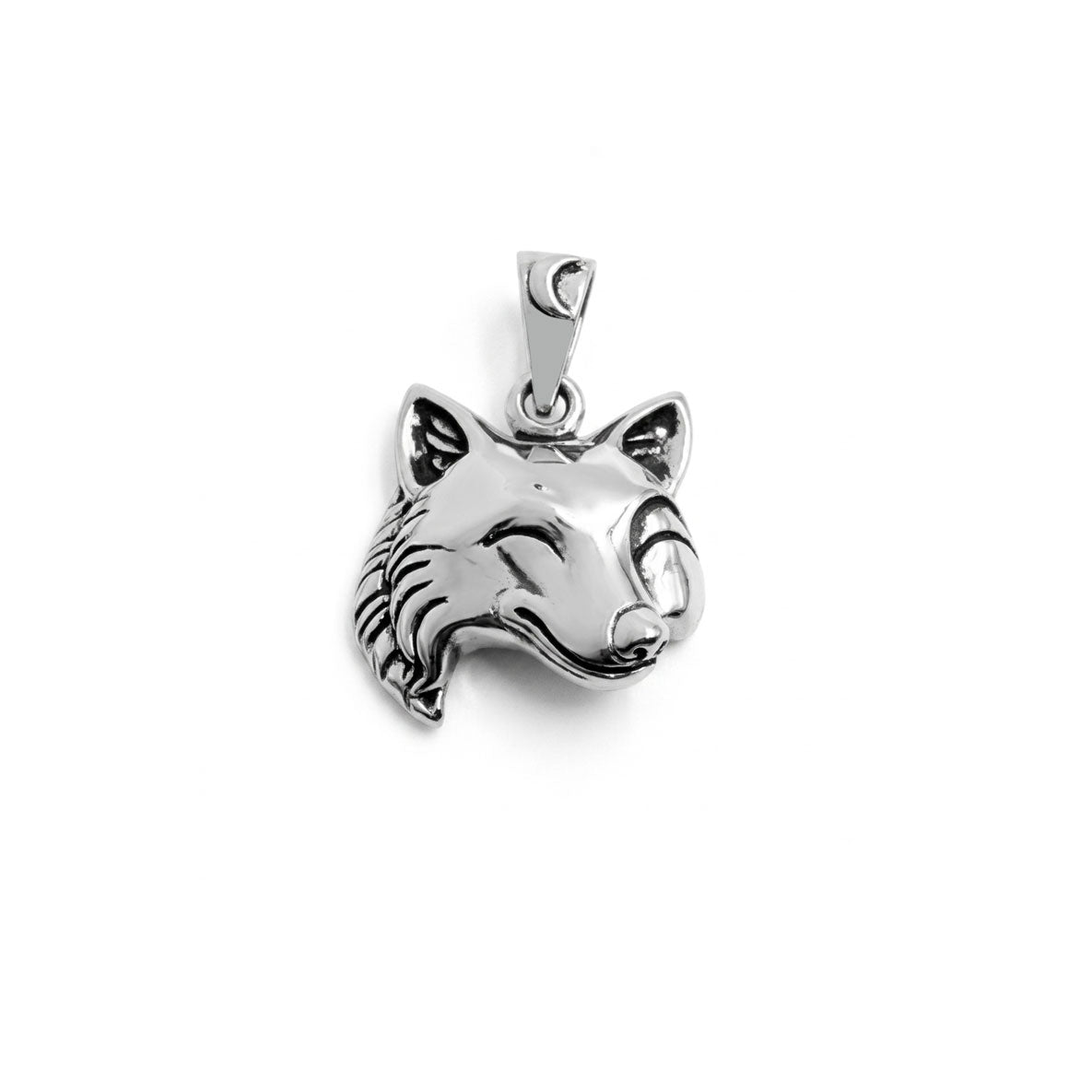 Wolf Sterling Silver Pendant TPD6507