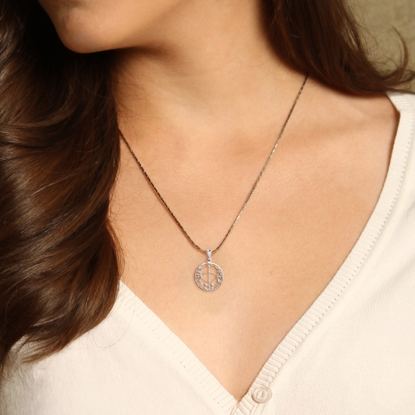Chalice Well Sterling Silver Pendant TPD6613