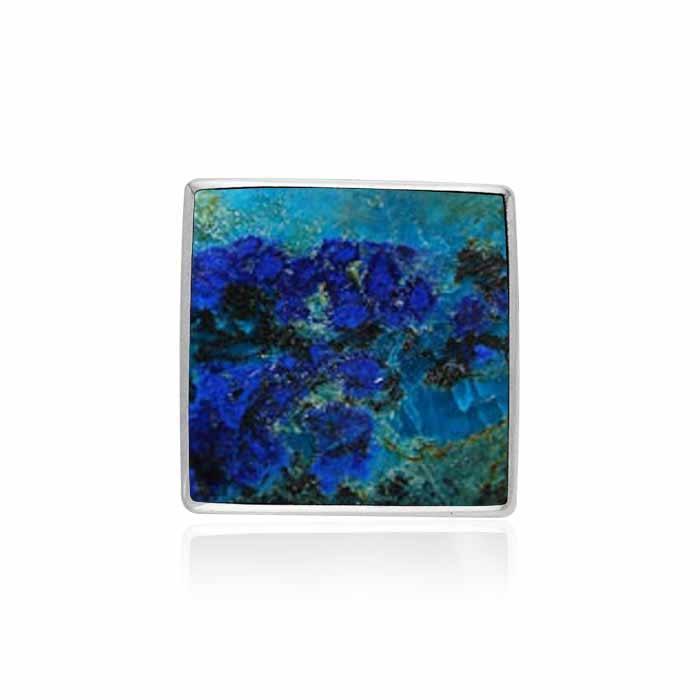 Square Cabochon Silver Pendant TPD715