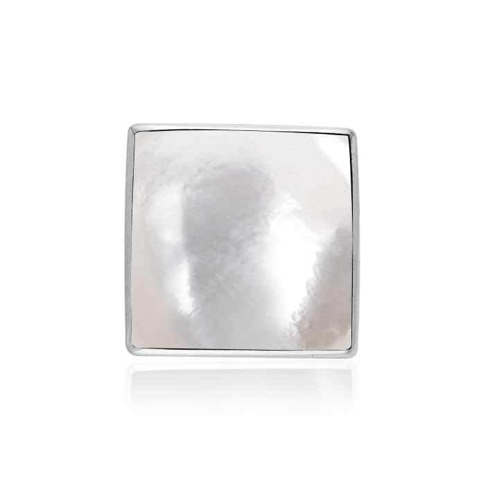 Square Cabochon Silver Pendant TPD715