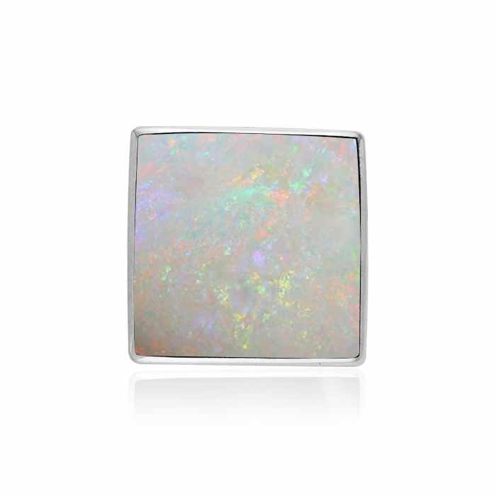 Square Cabochon Silver Pendant TPD715