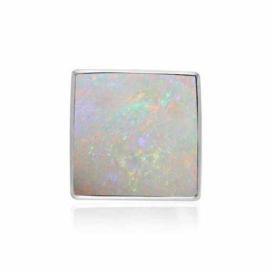 Square Cabochon Silver Pendant TPD715