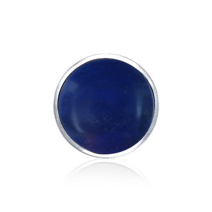 Circle Cabochon Silver Pendant TPD716