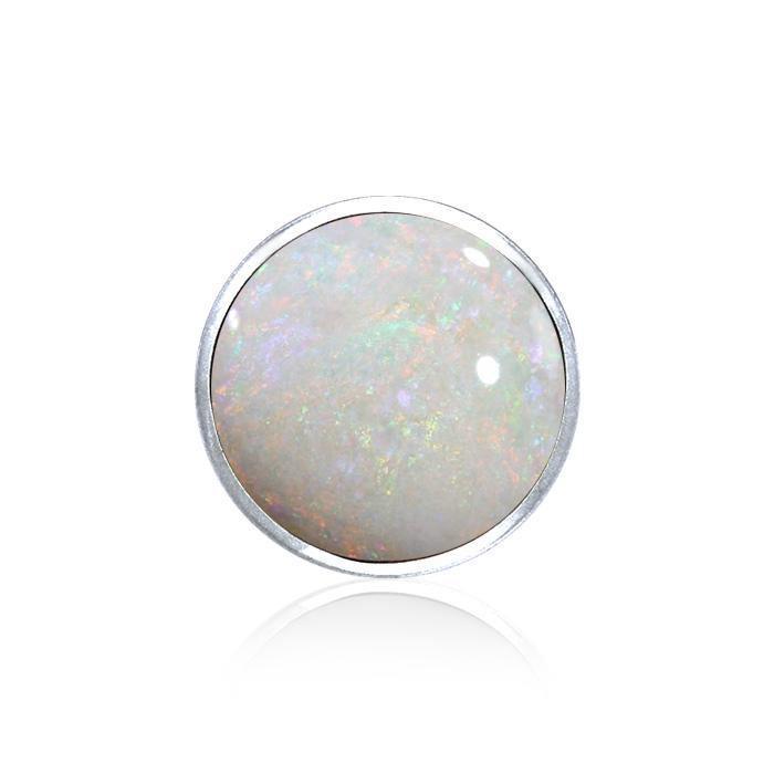 Circle Cabochon Silver Pendant TPD716