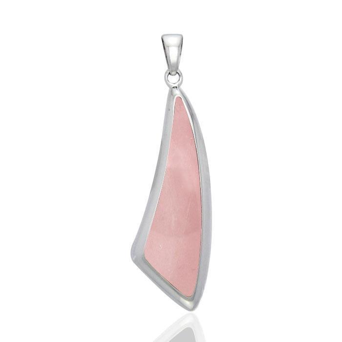 Trillion Cabochon Silver Pendant TPD718