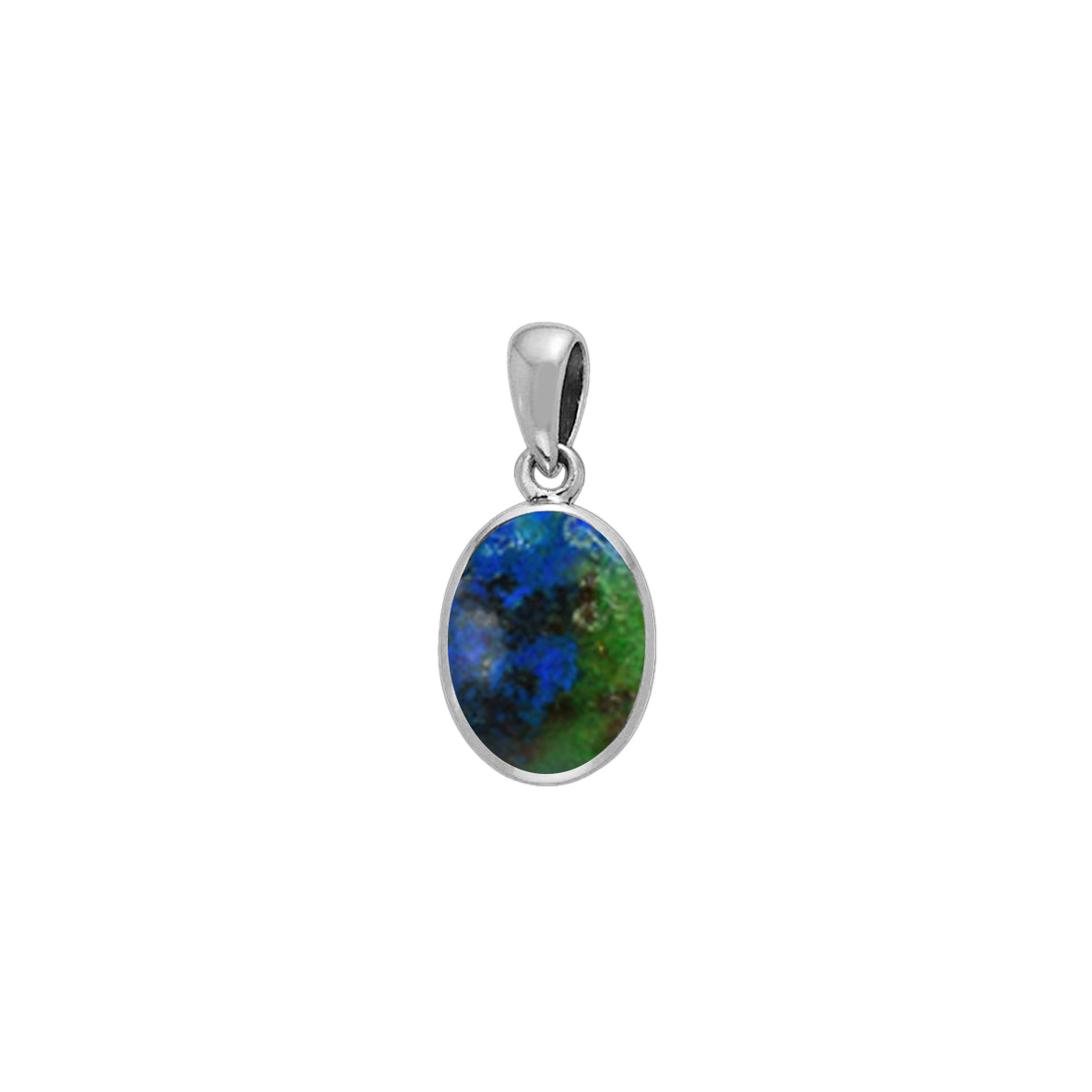 Oval Cabochon Silver Pendant TPD736*