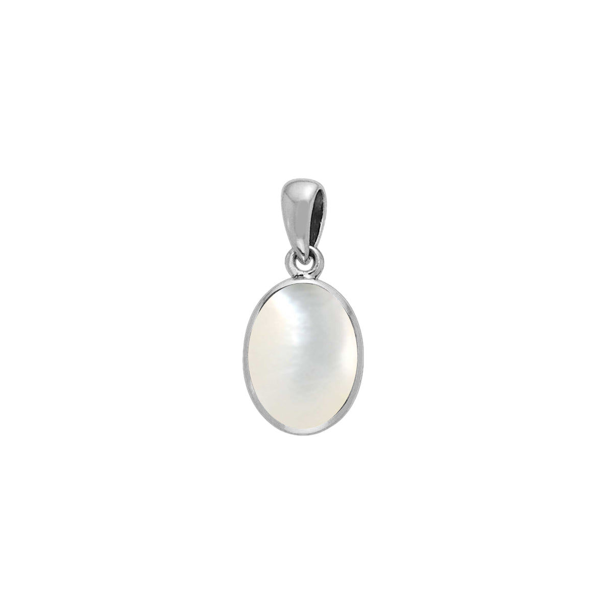 Oval Cabochon Silver Pendant TPD736*