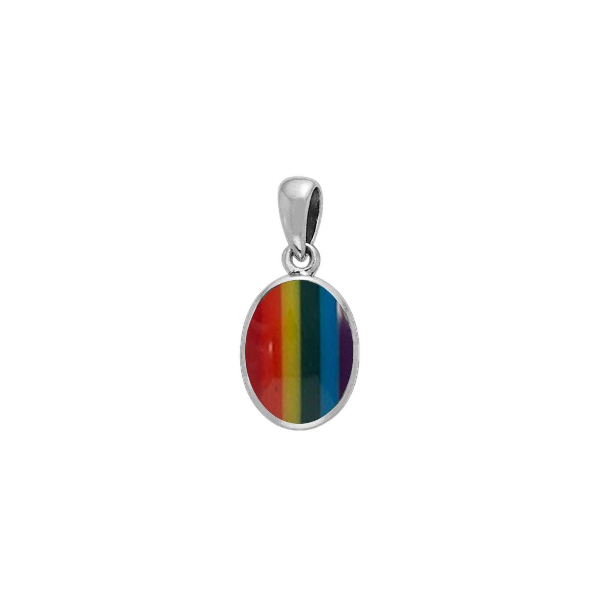 Oval Cabochon Silver Pendant TPD736*