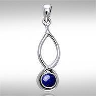 Infinity Cabochon Silver Pendant TPD739
