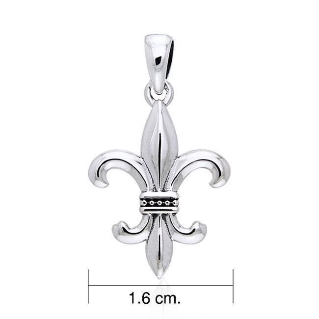 Fleur de Lis Silver Pendant TPD741
