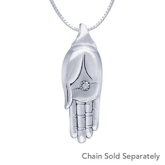 Downward Buddha's Hand Pendant TPD787
