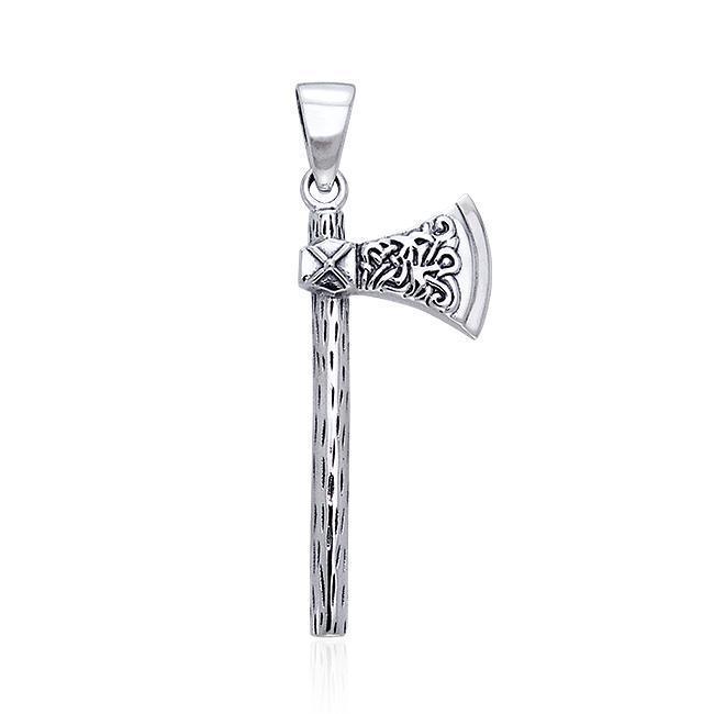 Viking Axe Silver Pendant TPD861