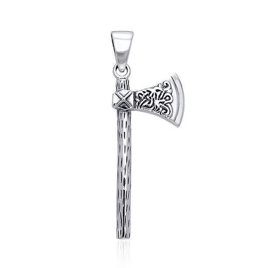 Viking Axe Silver Pendant TPD861