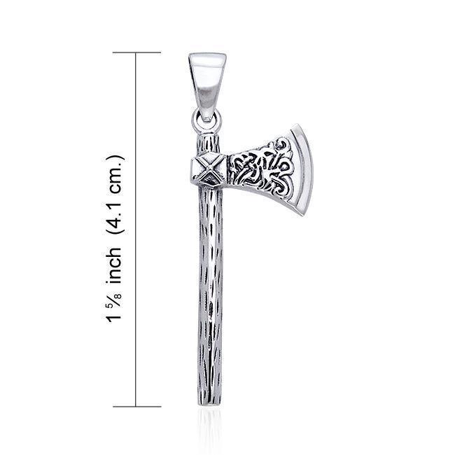 Viking Axe Silver Pendant TPD861