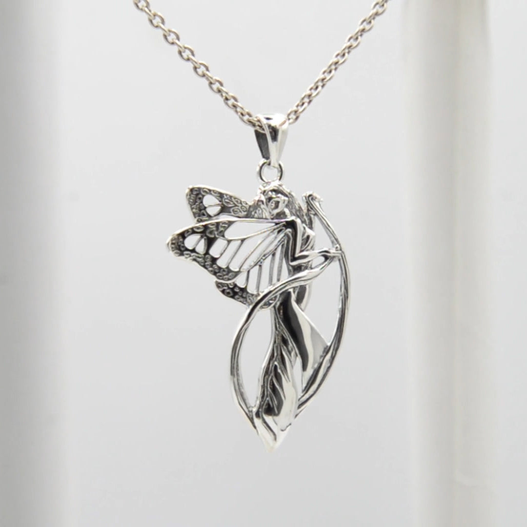 Fairy in your dreams ~ Sterling Silver Pendant TPD958