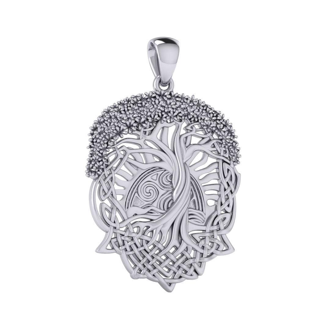 Admiration towards the Tree of Life creation ~ Sterling Silver Jewelry Pendant TPD974