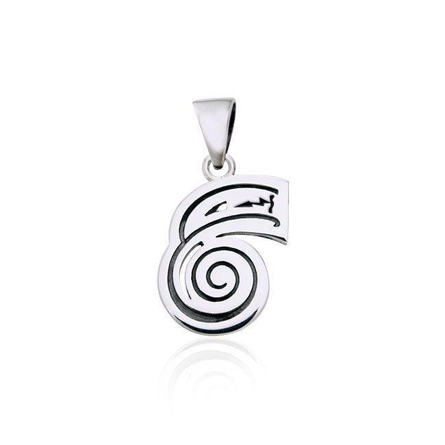 Reiki Symbol Silver Pendant TPD992