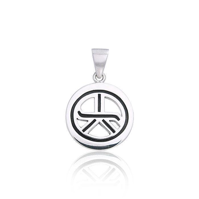 Reiki Symbol Silver Pendant TPD993