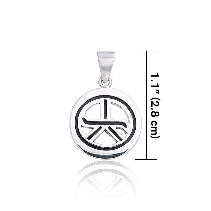 Reiki Symbol Silver Pendant TPD993