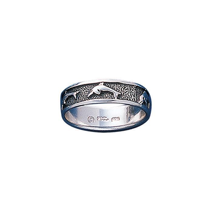 Silver Dolphin Ring TR036