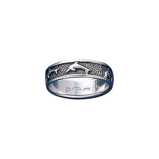 Silver Dolphin Ring TR036