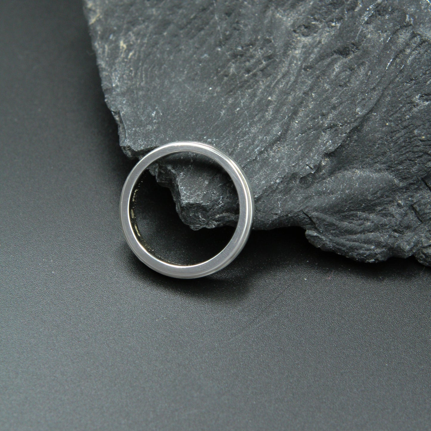 Silver Wedding Spinner Band Ring TR1660 - peterstone.dropshipping