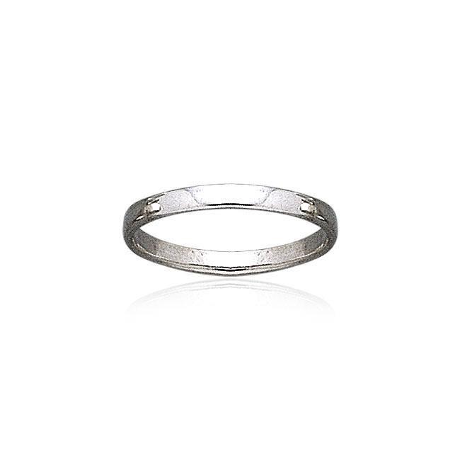 Plain Thin Sterling Silver Ring TR1701
