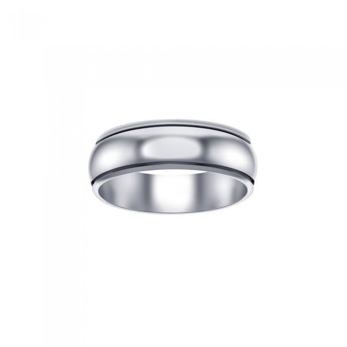 Silver Wedding Spinner Band Ring TR1850