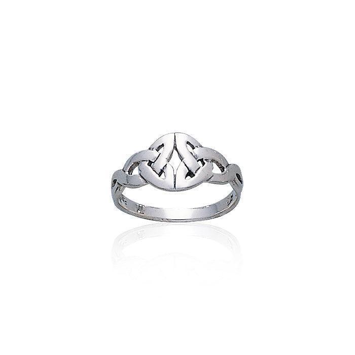 Triquetra Sterling Silver Ring TR231