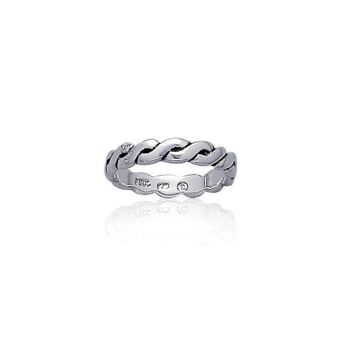 Celtic Knotwork Silver Ring TR374