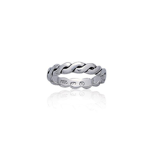 Celtic Knotwork Silver Ring TR374