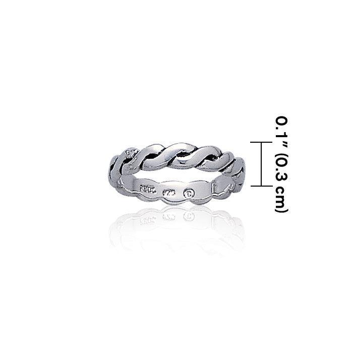 Celtic Knotwork Silver Ring TR374