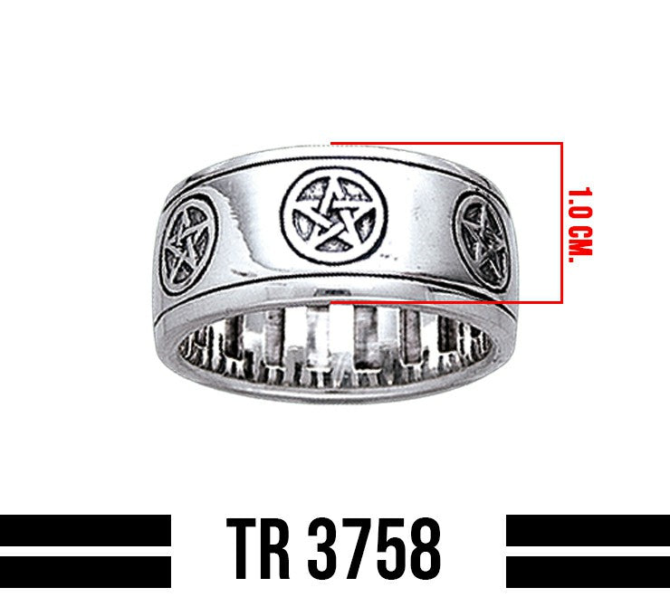 The Star Sterling Silver Spinner Ring TR3758
