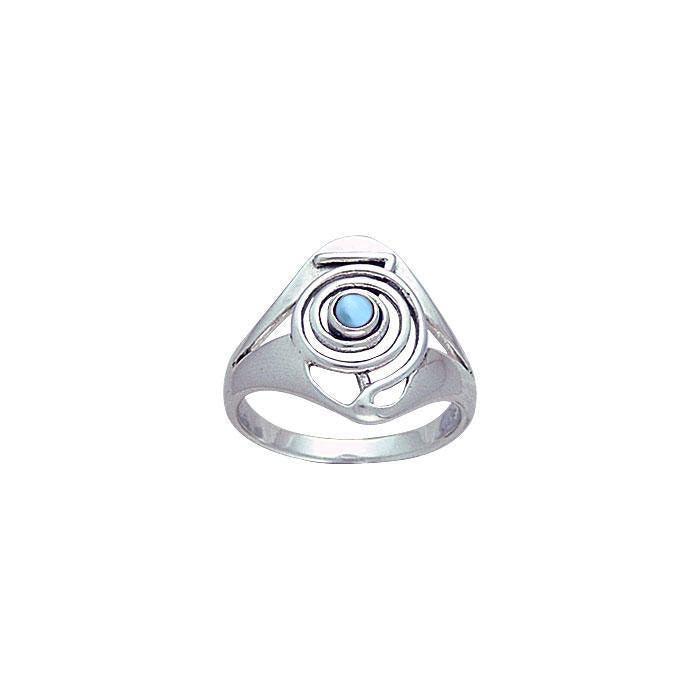Choku Rei Reiki ~ Sterling Silver Ring with Gemstone TR3794