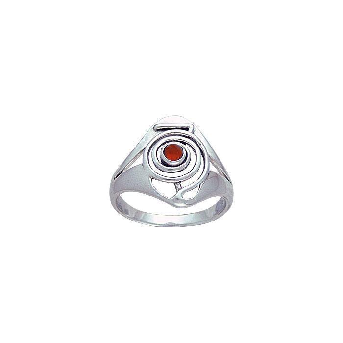 Choku Rei Reiki ~ Sterling Silver Ring with Gemstone TR3794