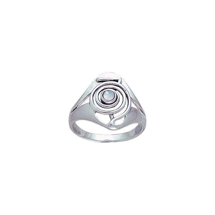 Choku Rei Reiki ~ Sterling Silver Ring with Gemstone TR3794