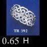 We are born to live in eternity ~ Celtic Knotwork Sterling Silver Ring TR392