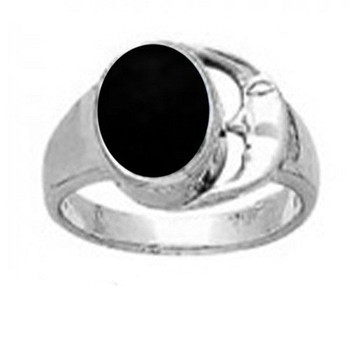 Moon Sterling Silver Ring TR759