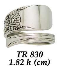 Silver Spoon Ring TR830