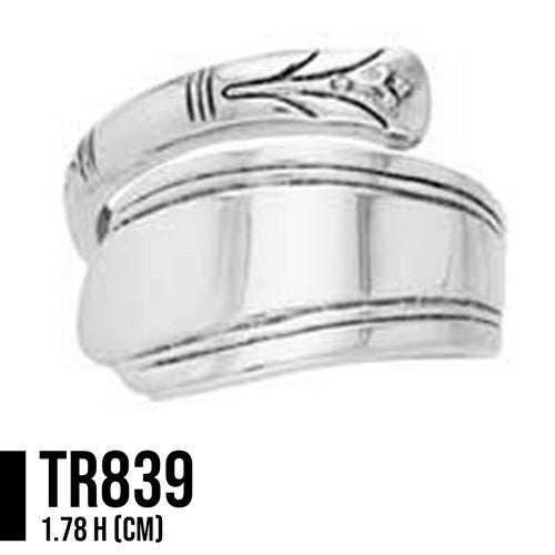 Spoon Sterling Silver Ring TR839