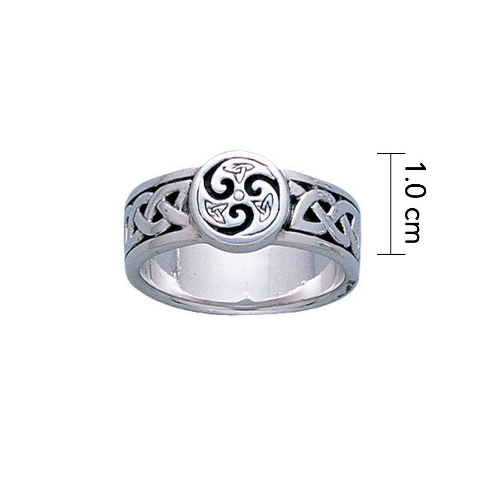 Celtic Knotwork Silver Ring TR928