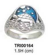 Ted Andrews Turtle Ring TRI164