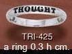 Thought Silver Ring TRI425
