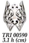 Silver Mammen Viking Ring TRI590